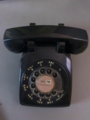 Vintage Western Electric 500DM Bell System Black Rotary Desk Phone – Untested