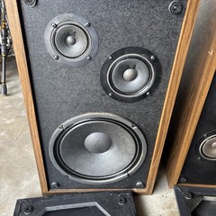 Pair Of Pioneer Centrex 10” 3 Way Speakers System 30 Watts RMS Per Channel USA