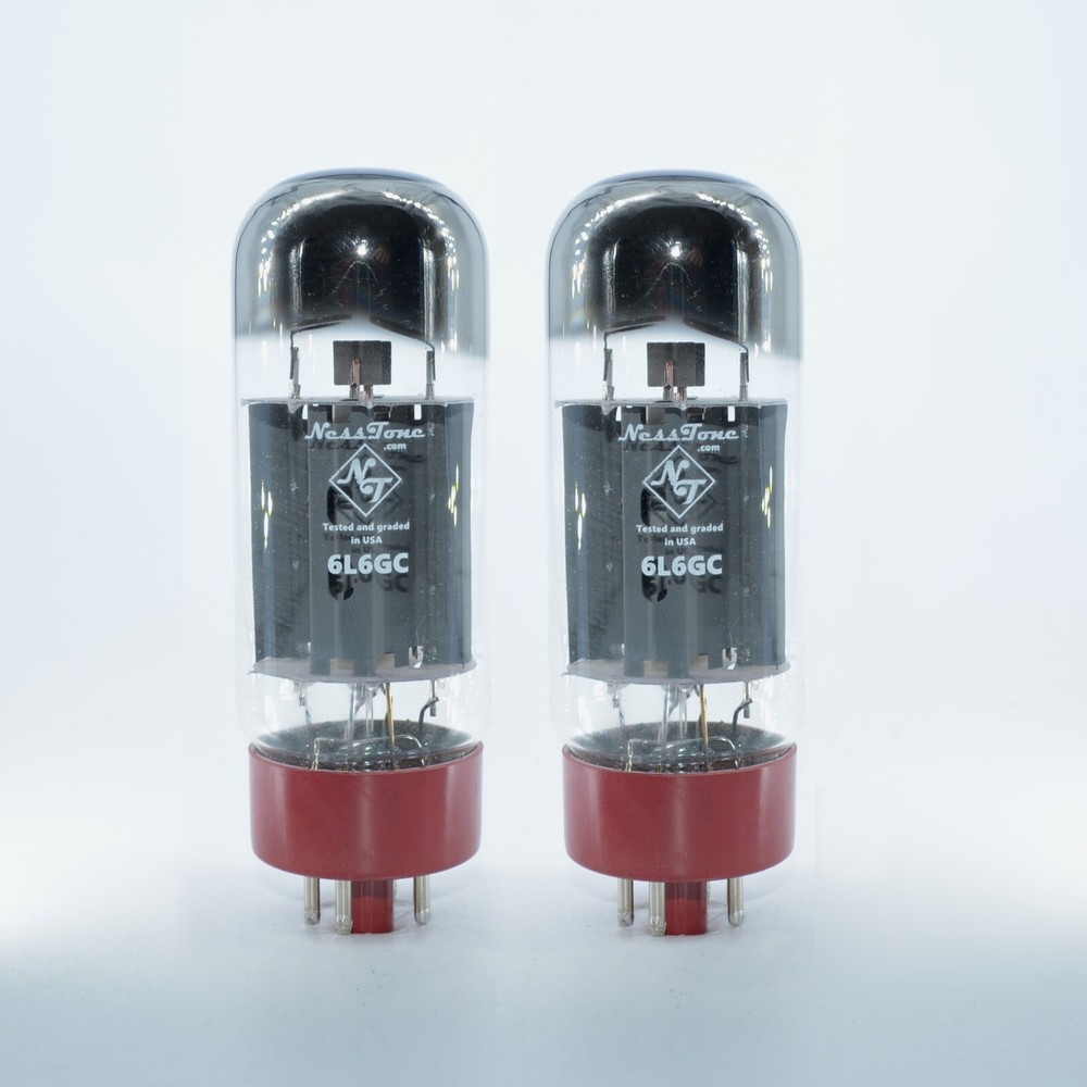 NEW NESSTONE 6L6GC Matched **PAIR** Tubes 6L6 5881 Valves-Sweet Tube Tone-Tested
