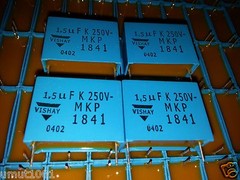4x NEW VISHAY MKP1841 1.5UF 250V 27,5mm HI-END TUBE AMP CAPS FOR AUDIO !