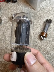Matched Pair RCA 6L6GC Black Plate Medical Grade Tested Strong TV 7