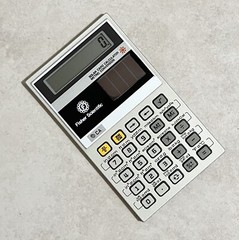 Solar Card Calculator metric conversion Fisher Scientific (Canon FC-5S)