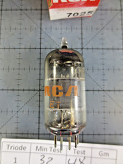 RCA 7025 12AX7 ECC83 Tube in box NOS (TESTED W/ TV-7D/U)
