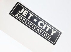 Jet City AMPLIFICATION badge Sticker Decal DIY waterproof 152mm(5.98&Prime;X44mm(1.73&Prime;