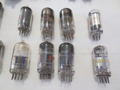 Lot Of 28 Mixed Vacuum Tubes GE, RCA, GM, Zenitn, & more