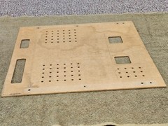 Akai GX-625 GX625 Reel To Reel Player Recorder Parts Back Cover