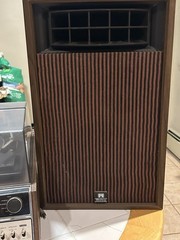 vintage WINTHROP KB3 20Watt 3-Way Speakers Air Suspension Bass JAPAN 70s VIDEO!!
