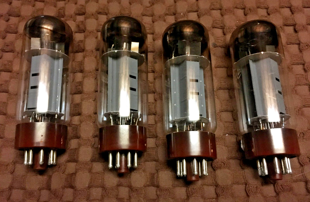 Genuine NOS Svetlana Winged C EL34 Matched Quad Tube Set =C= Made In Russia