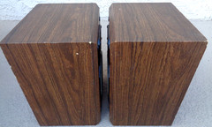 CERWIN VEGA SAT-6S 100W 8OHM SHELF SPEAKERS MADE IN USA TESTED WORKING