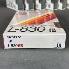 Sony L-830 ES Beta Dynamicron Beta Cassette Tape NOS Sealed Lot of 7