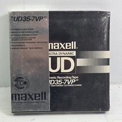 Maxell UD35-7VP 7&Prime; Reel to Reel Recording Tape 1800ft Factory Sealed Vintage NOS