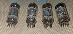 Quad 4 Telefunken 12AX7 ECC83 Audio Amp Amplifier Vacuum Tubes TESTED