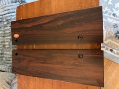 Sony ES Wood Side Panels 2 HOLES 2 METAL INSERTS 14.75&Prime;L X 4.25&Prime;H X 11/16&Prime; W