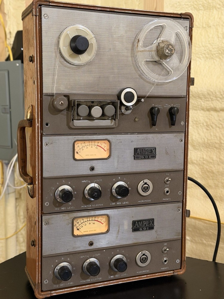 Ampex 601-2 Stereo Tube Reel to Reel Recorder – Working Transport Original Tubes