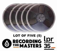 5 Pack LPR35 1/4&Prime; x 1800&prime; Analog Recording Tape on 7&Prime; Plastic Reel w/Box NEW