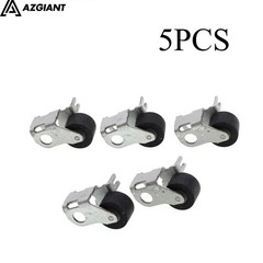 NEW 5PCS Iron Frame Pinch Roller Wheel Tape Recorder Rubber Pressure Belt Pulley