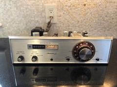 Scott Stereomaster 350-C FM MPX Stereo Tube “Hot Rod » Tube Tuner # 297395