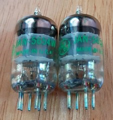 NOS Pair GE JAN 5654W Vacuum Tubes For 6AK5/6J1/6Ж1/EF95/6J1P Amp Amplifier FS