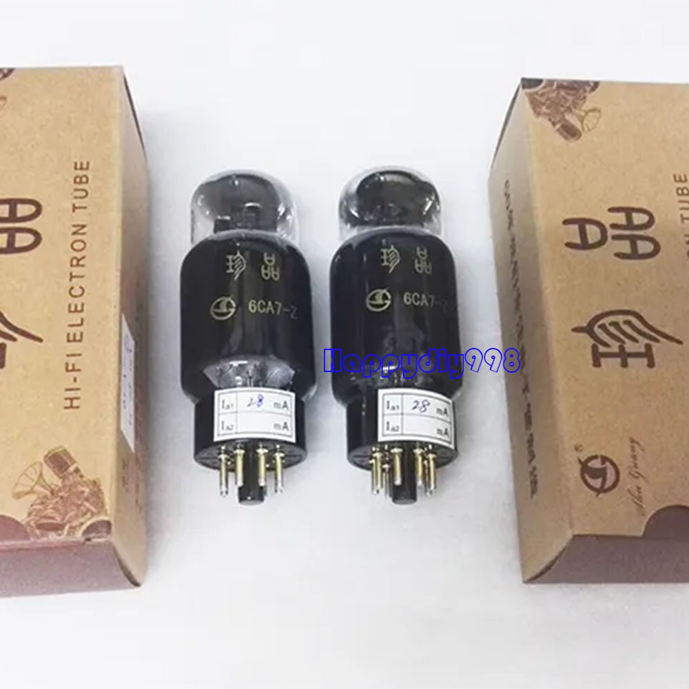2pcs matched Vacuum Tubes Shuguang Treasure 6CA7-Z Replace 6CA7 EL34