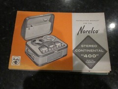 LOT OF 9 VINTAGE NORELCO TAPE RECORDER OWNER&rsquo;S MANUALS CATALOGS ALL MODELS- BNZ