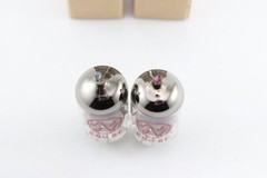 A pairs ECC81 12AT7 6201 TUBES Czech Republic JJ Ring Getter Copper Pillar