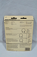 New & Sealed 1992 GEMINI Stereo Headphones 3.5mm w/ .25in Adapter, AS2