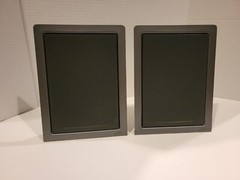 Pair of NXT Metal Book Shelf Speakers (8 1/2&Prime; H by 6&Prime; W)
