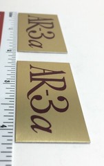 AR-3a Acoustic Research Speaker Badge Logo Emblem Pair