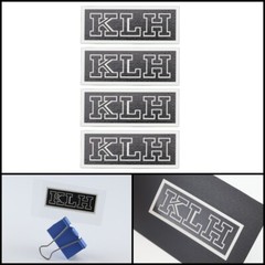 KLH logo badge Sticker Decal waterproof 58mm(2.28&Prime;)X23mm(0.90&Prime;)