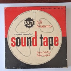 12 new RCA Magnetic Recording reel reel tapes vintage 2400 feet sound tapes pro