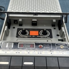 Vintage GE Silhouette-2 Cassette Tape Recorder 3-5154 A SS-2 General Electric