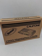 Vintage NOS Califone 1300AV Cassette Recorder Original Box New Old Stock Tested