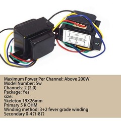 1Pcs 5K 5W Single-Ended Audio Transformers – Tube Amp Output^