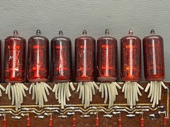 Lot of 12 Z573M WF RFT German Numerical Indicator Nixie Clock Tubes