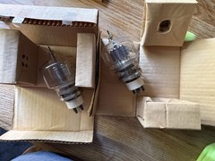Pair Vintage Eimac 304TL Transmitting Vacuum Tubes VT-129 Triode Lot/2 UNTESTED
