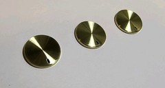 Pioneer SA Style Knob, Caps, Set Of 3, OD .758&Prime;