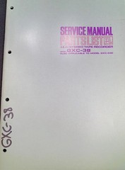 AKAI GXC-38 GXC-44D Cassette Deck Service Manual TEAC Pioneer Roberts Sony