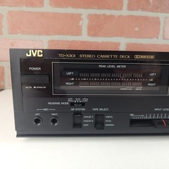 JVC TD-X301J Stereo Cassette Deck Dolby B C NR Quick Reverse TESTED Working