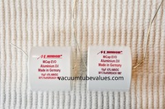 PAIR – TWO -Mundorf MCap EVO Aluminum Oil Capacitor Cap 15uf 15 uf 450VDC