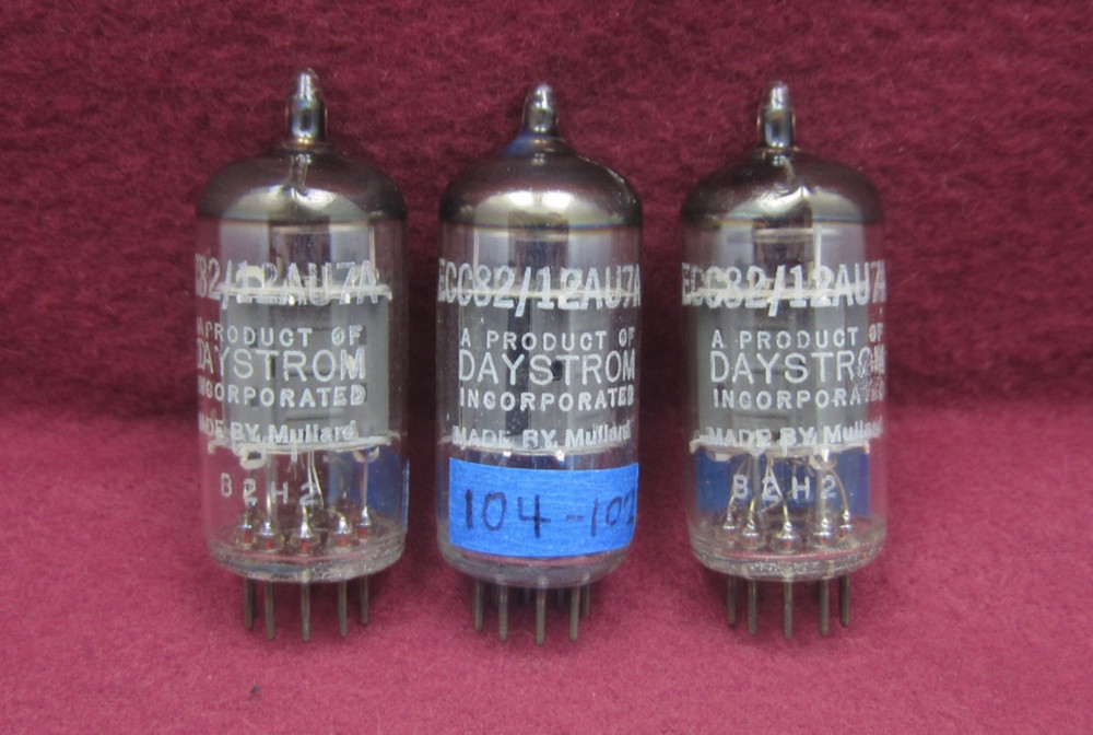 Mullard ECC82/12AU7, Gf1, B2H2 (1962), TV-7 = 101%/102%, 102%/100%, 100%/98%