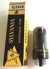 Sylvania 6V6GTA Tube Smoked Glass USA Tested Strong & Box Fender Princeton Champ