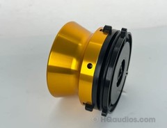 Aluminum NAB Hub Adapter Gold Single Unit for Reel-to-Reel Deck –1-Year Warranty