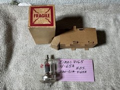 EIMAC 4-65A Vacuum Tube JAN -CIM-8165/4-65A ATOMIC AGE MCM ORIGINAL BOX 1964