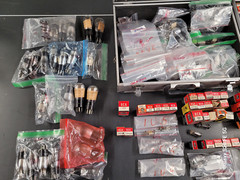 Over 400 vacuum tubes used & NOS. All Tested with TC2. Also some Stanwyck coils.