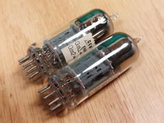 Pair of GE 6829 Engineering Sample Vacuum Tubes – 6% matched