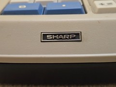 Vintage Sharp EL-8A Calculator, Itron tubes, EA-20 Power Supply, works perfect
