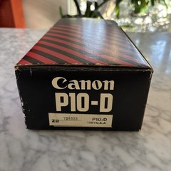 Canon P10-D Electronic Calculator Orignal Box Paper Roll Instructions TESTED