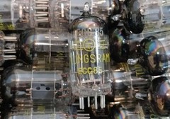 1pcs. ECC85 TUNGSRAM HUNGARY Audio Dual TRIODE TUBE 6AQ8 1959 year