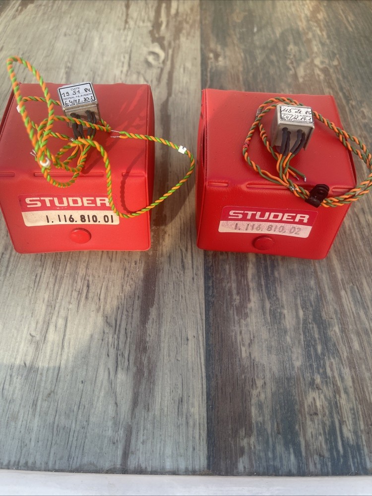 STUDER -NOS-HEADS-1.116.810.01 & 1.116.810.02-Erase Combi Head And syncro Head