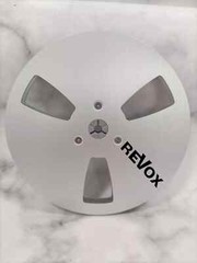 2 PCS TRIDENT HUB METAL TAPE REEL 7&Prime; x 1/4&Prime; For Reel To Reel Tape Recorders